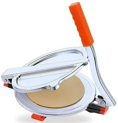 Hudioo Cold PURI PRESS Manual Dough Press(Stainless Steel Puri Maker Press Machine - Puri Presser with Handle for Home)