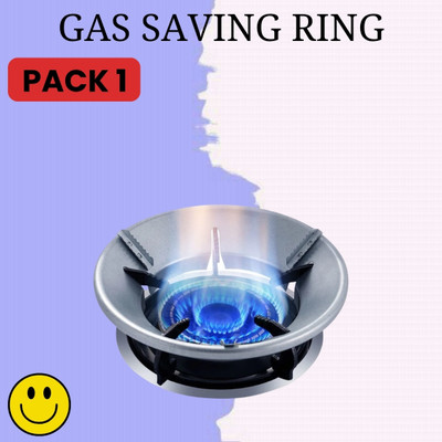 Guggu Gas Saver (Burner Stand) Gas Energy Saving for Kitchen & 4 Supported Legs B196 3 kg Roaster(Silver)