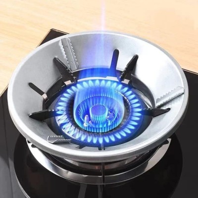 Neyu gas saver burner stand | gas saving ring | windproof gas saver jali 20 kg Roaster(Silver)