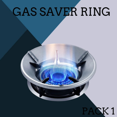 ABlue Clipper Gas Saver (Burner Stand) for Kitchen, Gas Energy Saving & 4 Supported Legs_1V68 1 kg Roaster(Silver)