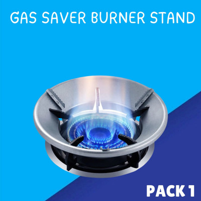 Clairbell Gas Saver (Burner Stand) for Kitchen, Gas Energy Saving & 4 Supported Legs_1G267 3 kg Roaster(Silver)
