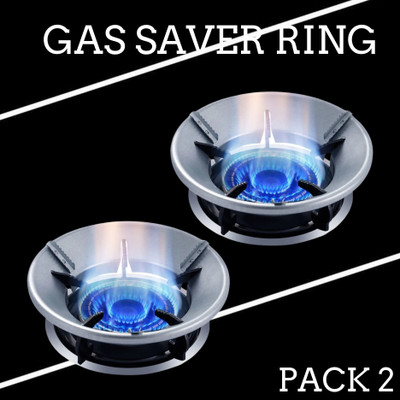 Guggu Gas Saver (Burner Stand) for Kitchen Gas Energy Saving & 4 Supported Legs_2Y291 3 kg Roaster(Silver)
