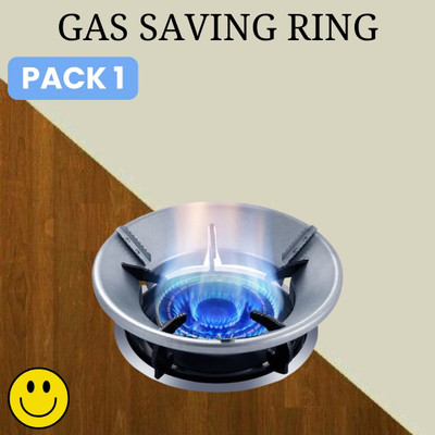 Guggu Gas Saver (Burner Stand) Gas Energy Saving for Kitchen & 4 Supported Legs B80 3 kg Roaster(Silver)