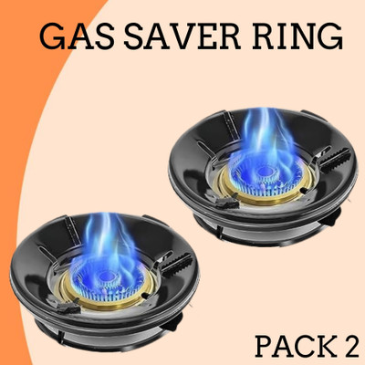 Guggu Gas Saver (Burner Stand) Gas Energy Saving & 4 Supported Legs for Kitchen_2N139 3 kg Roaster(Silver)