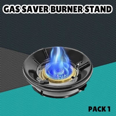 FRONY Gas Saver (Burner Stand) Gas Energy Saving & 4 Supported Legs for Kitchen_1V420 3 kg Roaster(Silver)