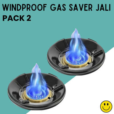 Guggu Gas Saver (Burner Stand) Gas Energy Saving for Kitchen & 4 Supported Legs_2B476 3 kg Roaster(Black)