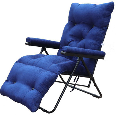 Spacecrafts Recliner Foldable Easy Chair | 5 Adjustable Postions | Portable & Space Saving | Fabric 1 Seater Rocking Chairs(Finish Color - BLUE, Pre-assembled)