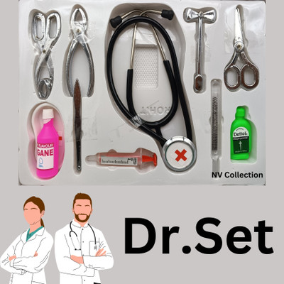 CTC CREATION Playful Metallic Doctor Kit for Children