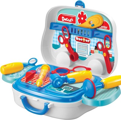 RVM Toys Doctor Play Set & Nurse Play Set with Medical Suitcase Ambulance Toy for Kids