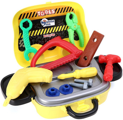 Myhoodwink Tool Kit Set Rolling Van Play Set Toy For Boys TK4
