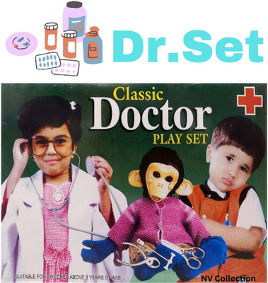 NV COLLECTION Sparkling Chrome Finish Play Doctor Pack for Kids