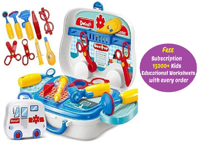 Kidsaholic Play Doctor Play Sets for Boys/Girls/Kids Doctor Kit Toys with Suitcase