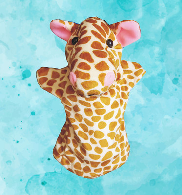 BKDT Marketing Soft Hand Puppet Toy For Kids | Story Telling Puppet | Finger puppets (Giraffe)