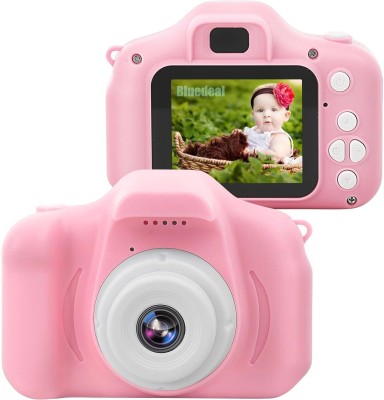 Ratixes Camera for Girls Boys | Digital Selfie Camera Toy for Kids,13MP 1080P HD(Pink)