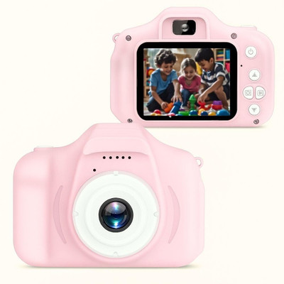 BuyLuxe Camera for Kids with HD Video Recording, Selfie Camera and Games DSLR Camera Pink Kids Camera(Pink)