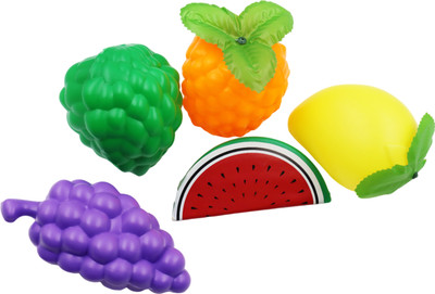 asian 5Pcs Fruit Set Play Toy Set Toxic Free Color