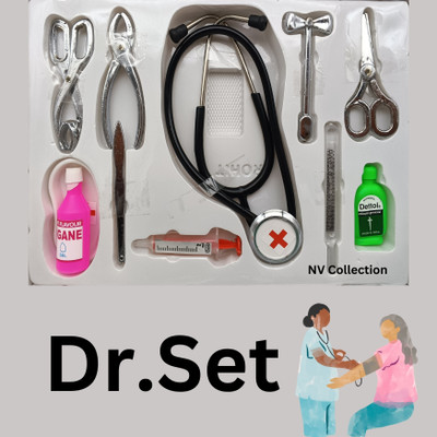 CTC CREATION Children's Metallic Doctor Set for Playtime