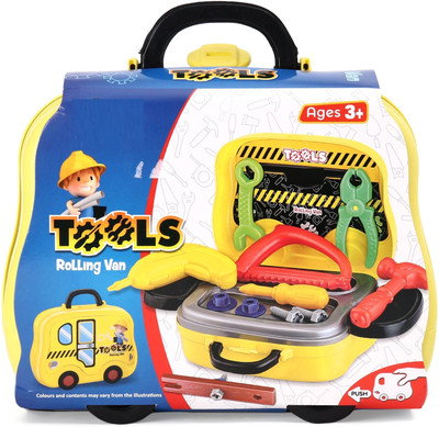 zokato Rolling Van Role Play Tool Kit Set | Pretend Play Toy for Kids