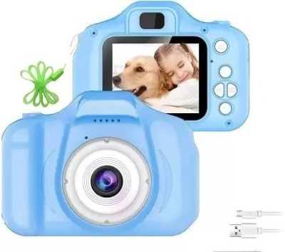 AS TRADERS Mini Digital Camera for Kids, Green Rechargeable Children Camera Multicolor