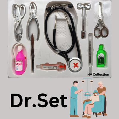 CTC CREATION Kids' Roleplay Doctor Set in Metallic