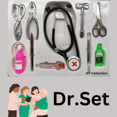 CTC CREATION Durable Metallic Doctor Kit for Kids to Enjoy