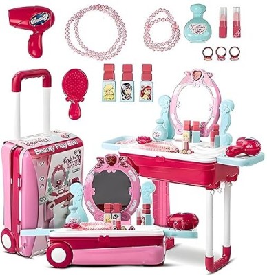 Pepstter Beauty Makeup Kit for Doll Girls Cosmetic Set 2 in 1