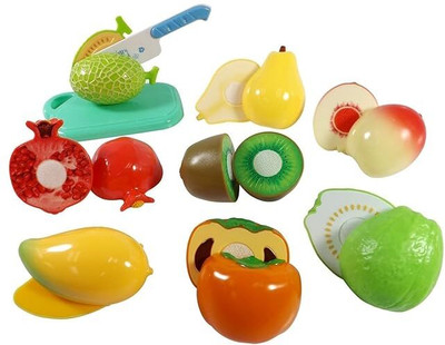 Kamsons Realistic Sliceable Fruits Cutting Play Toy For Kids
