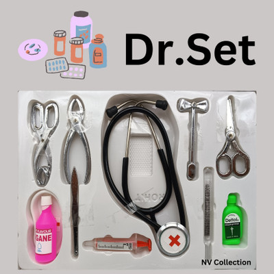 CTC CREATION Doctor Set for Kids in Shiny Metallic Finish