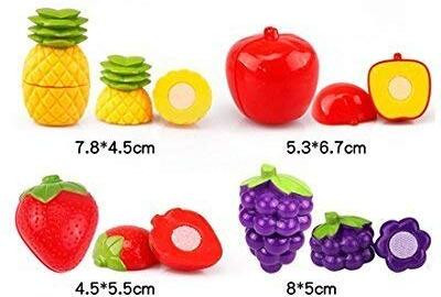 Ruffo Fun Pretend Play Food Cutting Game for Toddlers