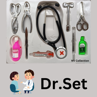 CTC CREATION Metallic Play Doctor Set for Kids