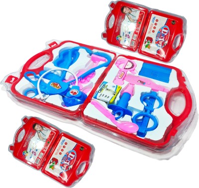 Khelna Bati Little Doctor Kit Play Set with Foldable Suitcase Toy Game for Kids