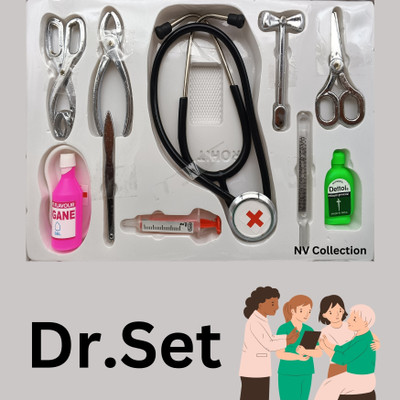 CTC CREATION Interactive Metallic Doctor Kit for Kids to Explore