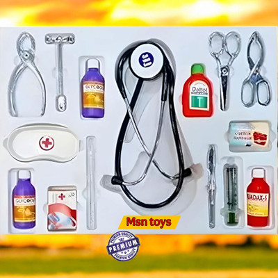 MSN D1 loving toys Doctor Kit Toys for Kids Pretend Doctor Play Set D 4