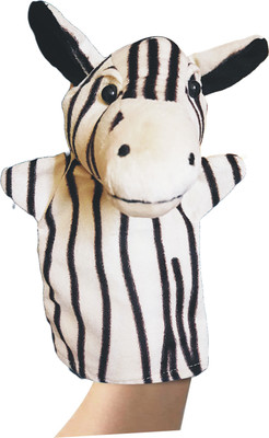 BKDT Marketing Soft Hand Puppet For Kids | Story Telling Puppet | Animals Hand Puppet (Zebra)