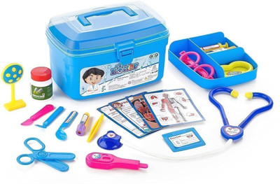 Sparkle Medical Kit with Stethoscope for Pretend Play Doctor Toys Set