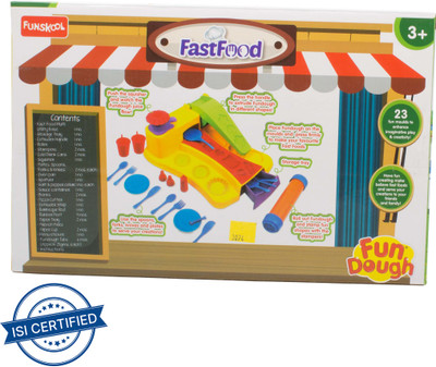 Funskool-Fundoh FAST FOOD, Create your own Fast food stand
