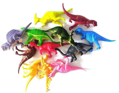 little toys Realistic Dinosaur Animals Jurassic World Dino Animal Set (Multicolor)