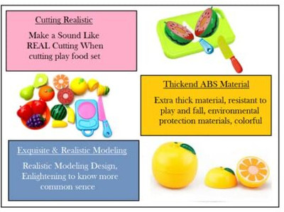 BHVMEY Realistic Sliceable Vegetable Cutting Play Toy Set with Velcro Pretend Play Toys