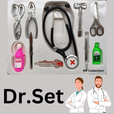CTC CREATION Kids' Play Doctor Set in Metallic Design