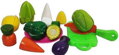 Ruffo Realistic Velcro Fruit Cutting Set for Pretend Cooking Fun