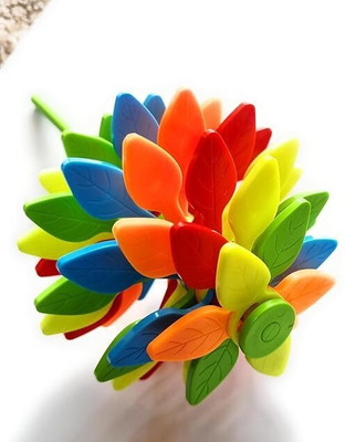TRIMMO Candy Flower Toy for Kids | Stress Relief Toy - Colorful Twisting and Rotating(Multicolor)