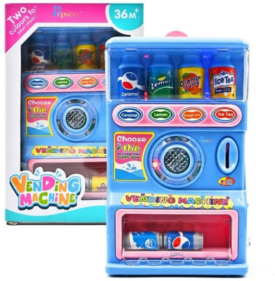 Pepstter Talking Vending Machine Beverage Toys Electronic Drink Toy Set for Kids(Multicolor)