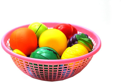 Ruffo Educational Pretend Basket – Play Food Set