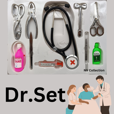 CTC CREATION Metallic Doctor Play Kit for Kids