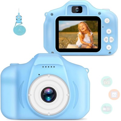 SEVEN STROKES Kids Camera for Girls Boys Digital Selfie Camera Toy for Kids 13MP 1080P