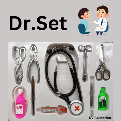 CTC CREATION Kids' Metal Doctor Kit for Play and Imagination