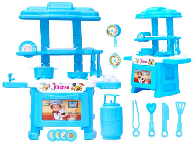 Jayaansh Traders Portable Pretend Play Little Chef Kitchen & Cooking Set For Kids..