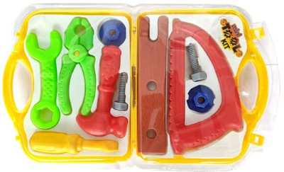 zokato Tools Kit Toys Set for Kids, Pretend Play Set, Pretend Toolbox Construction Set.