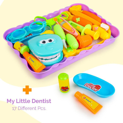 zokato My Little Dentist Play Set for Kids with 17 Instruments & Accessories