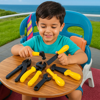 SSBSTraders Toy Tool Kit Set | Workshop Tool Kit (8 Psc)
